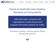 Tablet Screenshot of cabolabs.com